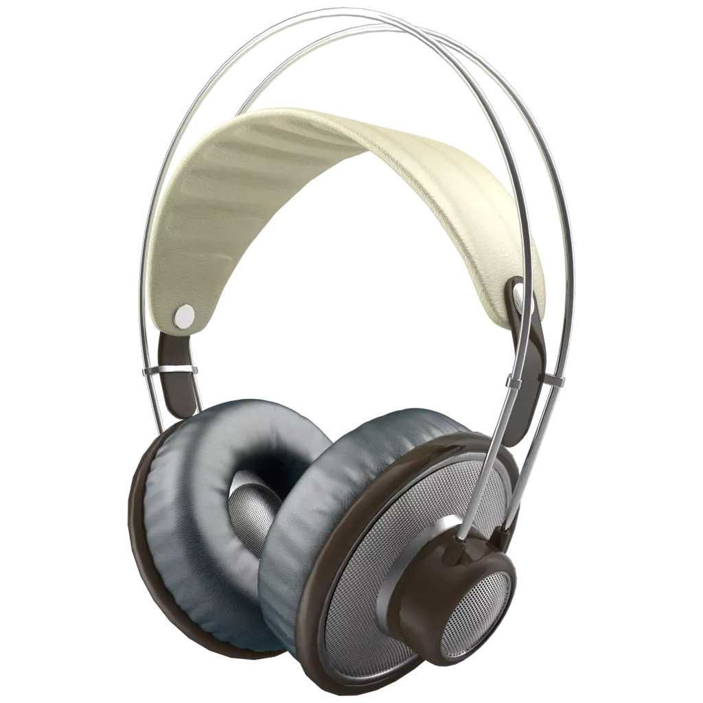 A pair of vintage headphones as the Andrea Latino's Podcast archive header image
